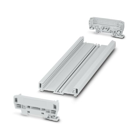 Phoenix Contact Profile Housing Enclosure Type UM-BASIC Series , 253.8 x 92.3 x 39.45mm, PVC DIN Rail Enclosure [1300351]; 287-7649