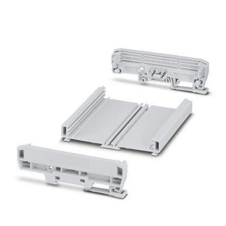 Phoenix Contact Profile Housing Enclosure Type UM-BASIC Series , 123.8 x 127.8 x 39.45mm, PVC DIN Rail Enclosure [1300355]; 287-7653