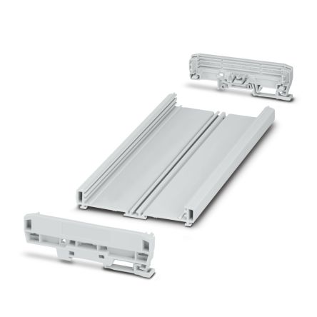 Phoenix Contact Profile Housing Enclosure Type UM-BASIC Series , 253.8 x 127.8 x 39.45mm, PVC DIN Rail Enclosure [1300359]; 287-7656