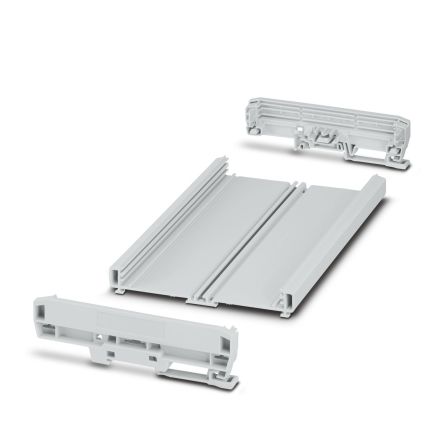 Phoenix Contact Profile Housing Enclosure Type UM-BASIC Series , 203.8 x 142.3 x 39.45mm, PVC DIN Rail Enclosure [1300366]; 287-7663
