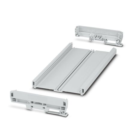 Phoenix Contact Profile Housing Enclosure Type UM-BASIC Series , 253.8 x 142.3 x 39.45mm, PVC DIN Rail Enclosure [1300367]; 287-7664