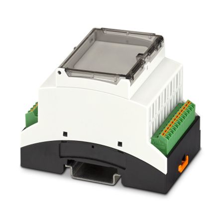 Phoenix Contact DIN Rail Housing Enclosure Type BC Series , 53.6 x 89.7 x 60.7mm, Polycarbonate DIN Rail Enclosure [1311005]; 287-7695