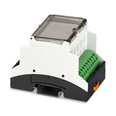 Phoenix Contact DIN Rail Housing Enclosure Type BC Series , 53.6 x 89.7 x 60.7mm, Polycarbonate DIN Rail Enclosure [1311006]; 287-7696