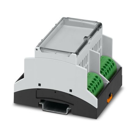 Phoenix Contact DIN Rail Housing Enclosure Type BC Series , 71.6 x 89.7 x 60.7mm, Polycarbonate DIN Rail Enclosure [1311008]; 287-7698