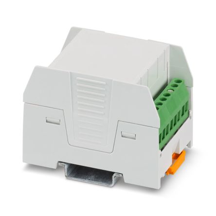 Phoenix Contact DIN Rail Housing Enclosure Type EH Series , 45.1 x 77 x 50.2mm, ABS, Polycarbonate DIN Rail Enclosure [1311035]; 287-7713