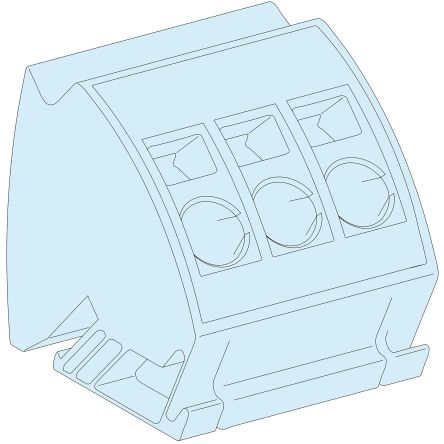 Schneider Electric Linergy Series Terminal Block for Use with PrismaSeT PrismaSeT G Enclosure, PrismaSeT PrismaSeT P [LVS04215]; 288-0731
