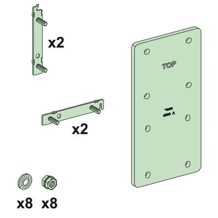 Schneider Electric Linergy Series Accessory Kit for Use with PrismaSeT PrismaSeT P Enclosure, 290 x 150mm [LVS04607]; 288-0790