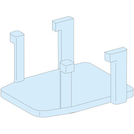 Schneider Electric Linergy LGY Series Busbar Accessories for Use with Linergy LGY Busbar, PrismaSeT P Cubicle, 41 x 38mm [LVS01109]; 288-1548