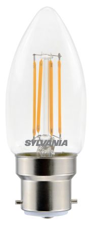Sylvania ToLEDo Retro Candle B22 LED Bulbs 4.5 W(40W), 2700K, Homelight, Candle shape [29343]; 288-9654