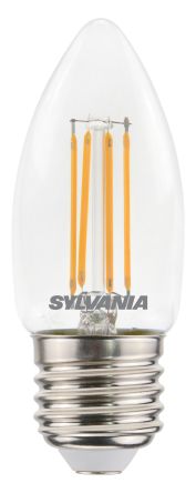 Sylvania ToLEDo Retro Candle E27 LED Bulbs 4.5 W(40W), 2700K, Homelight, Candle shape [29366]; 288-9656