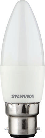 Sylvania B22 LED Bulbs 6.5 W(60W), 2700K, Homelight, Candle shape [29612]; 288-9668
