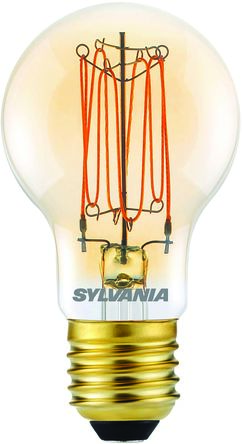 Sylvania ToLEDo Vintage GLS DIMMABLE E27 LED Bulbs 7 W(45W), 2000K, Candlelight, Round shape [30152]; 288-9705