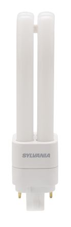 Sylvania ToLEDo Lynx DE G24q-2 LED Bulbs 7 W(18W), 4000K, Cool White, U Bend shape [30224]; 288-9711