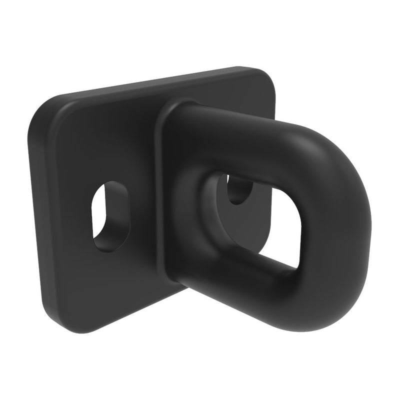 SOUTHCO Rotary Push-to-Close Latch Striker, Glass Filled Nylon, Black [R4-0-61336]