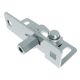 SOUTHCO Rotary Push-to-Close, Medium Size, Single Stage, Tool Actuated with 22 mm Hex Head with M6 Thread, Steel, Zinc Plate-Bright chromate, Bright [R4-15-10-250-10]