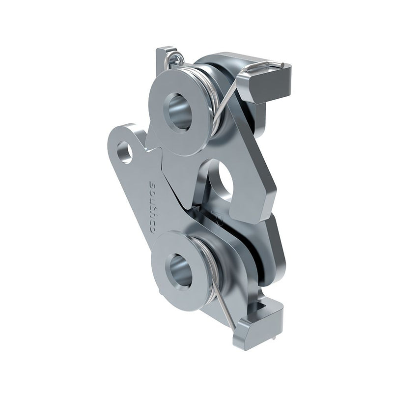 SOUTHCO Rotary Push-to-Close, Medium Size, Bottom, 5/16-18 Thread, Steel, Zinc Plate, Bright chromate [R4-20-11-501-10]