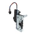 SOUTHCO Rotary Push-to-Close Latch, Heavy Duty Size, Two Stage, 12 V Electronic Actuation with Switch, Perpendicular Lever, 7.2 mm Through Hole, Steel, Zinc Plate, Bright chromate [R4-50-30-1EA1-10]