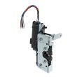SOUTHCO Rotary Push-to-Close Latch, Heavy Duty Size, Two Stage, 12 V Electronic Actuation with Switch, Perpendicular Lever, 7.2 mm Through Hole, Steel, Zinc Plate, Bright chromate [R4-50-30-1EB1-10]