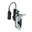 SOUTHCO Rotary Push-to-Close Latch, Heavy Duty Size, Two Stage, 12 V Electronic Actuation with Switch, Perpendicular Lever, 7.2 mm Through Hole, Steel, Zinc Plate, Bright chromate [R4-50-30-1EC1-10]