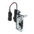 SOUTHCO Rotary Push-to-Close Latch, Heavy Duty Size, Two Stage, 12 V Electronic Actuation with Switch, Perpendicular Lever, 1/4-20 Thread, Steel, Zinc Plate, Bright chromate [R4-50-31-1EC1-10]