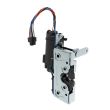 SOUTHCO Rotary Push-to-Close Latch, Heavy Duty Size, Two Stage, 12 V Electronic Actuation with Switch, Perpendicular Lever, M6 Thread, Steel, Zinc Plate, Bright chromate [R4-50-32-1EA1-10]