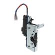 SOUTHCO Rotary Push-to-Close Latch, Heavy Duty Size, Two Stage, 12 V Electronic Actuation with Switch, Perpendicular Lever, M6 Thread, Steel, Zinc Plate, Bright chromate [R4-50-32-1EB1-10]