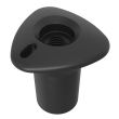 SOUTHCO Rotary Push-to-Close Latch, Hex Head Key, Medium Size, Zinc Alloy, Zinc Nickel, Black [R4-64-500-15]
