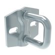 SOUTHCO Rotary Push-to-Close Latch Striker, Medium Size, Steel, Zinc Plate, Bright chromate, Bright [R4-90-1504-10]
