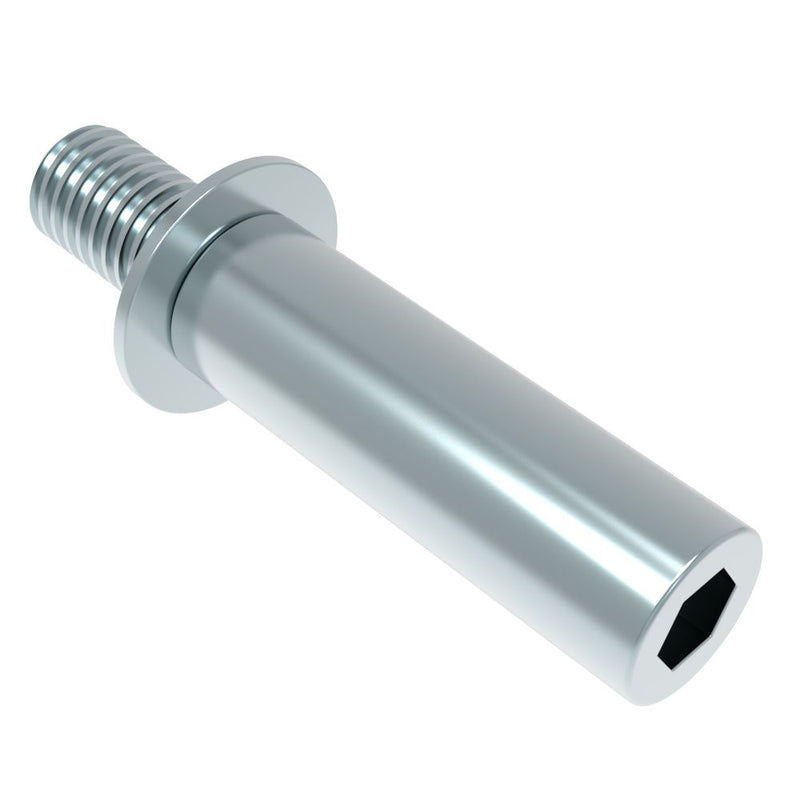 SOUTHCO Rotary Push-to-Close Latch Striker, Medium Size, Steel, Zinc Plate, Bright chromate, Bright [R4-90-514-10]