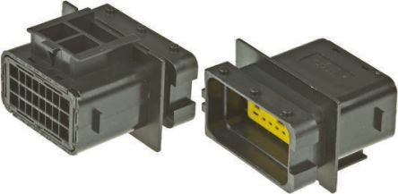 Delphi, 211PL Female PCB Housing, 24 Way, 3 Row [211PL249S0033]; 673-7812