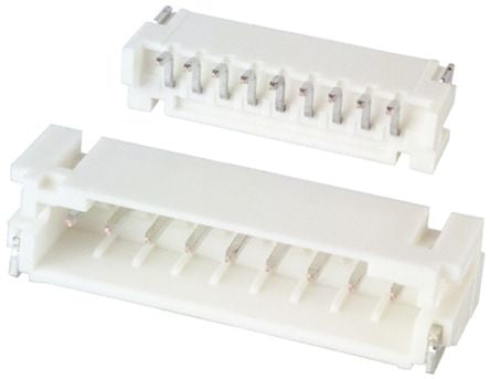 JST PH Series Right Angle Surface Mount PCB Header, 9 Contact(s), 2mm Pitch, 1 Row(s), Shrouded [S9B-PH-SM4-TB(LF)(SN)]; 688-1375