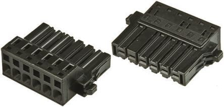 JST, J300 Female Connector Housing, 5.08mm Pitch, 6 Way, 1 Row [06JFAT-SAYGF-I]; 707-8990
