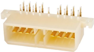 TE Connectivity Multi-Interlock Series Right Angle Through Hole Mount PCB Socket, 5-Contact, 2-Row, Solder Termination [172040-1]; 719-8927