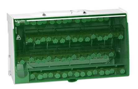 Schneider Electric Distribution Block for use with Compact, Kaedra, Pragma, Prisma-G, Prisma-P, Prisma-Pack, Prisma-PH, [LGY412560]; 822-7988