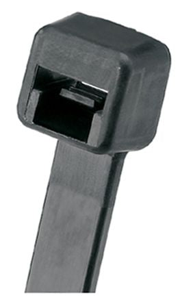 Panduit Cable Tie, Locking Cable Tie, 188mm x 4.8 mm, Black Nylon, Pk-1000 [PLT2S-M0]; 848-1141