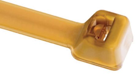 Panduit Cable Tie, Locking Cable Tie, 150mm x 2.6 mm, Brown PEEK, Pk-100 [PLT1.5M-C71]; 849-1867