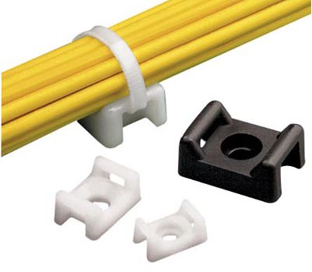 Panduit Natural Cable Tie Mount 16 mm x 22.3mm, 76mm Max. Cable Tie Width [TM3S25-C]; 850-5345
