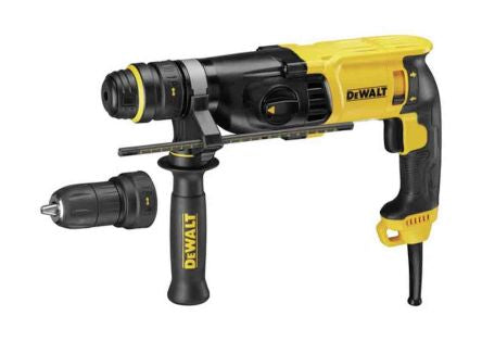 DeWALT SDS Plus 240V Corded SDS Drill, Euro Plug [D25134K-QS]; 869-2216