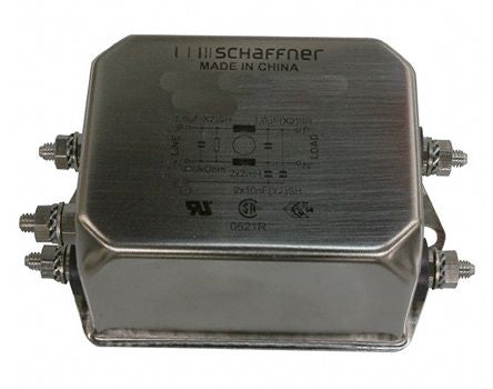 Schaffner, FN2030 20A 250 V ac 0 → 400Hz, Chassis Mount RFI Filter, Stud, Single Phase [FN2030-20-08]; 881-7402