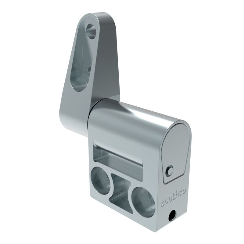 SOUTHCO Constant Torque Hinge, Symmetric, Forward Torque 4.1 N-m (36 in-lbf), Reverse Torque 4.1 N-m (36 in-lbf), Rivet / Screw (thru hole), Zinc Alloy, Natural [ST-12A-360SA-33]