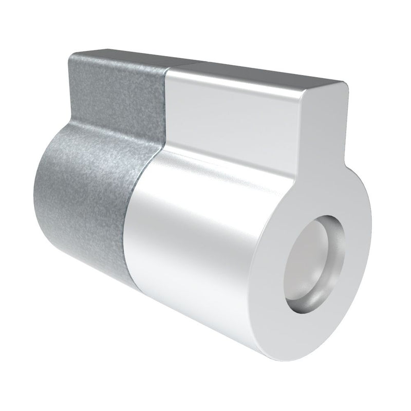 SOUTHCO Constant Torque Hinge, Sy mmetric, Forward Torque 0.034 N-m (.3 in-lbf), Reverse Torque 0.034 N-m (.3 in-lbf), Press-in, Zinc Alloy, Natural [ST-4A-3S-33]