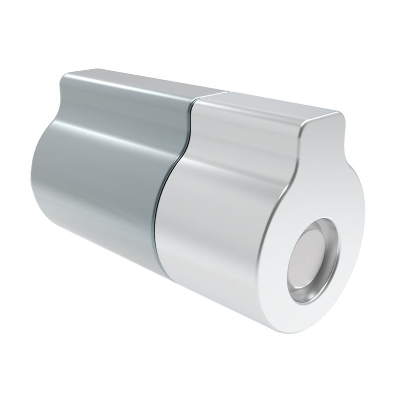 SOUTHCO Constant Torque Embedded Hinge, Symmetric Torque, Press-in Installation, Forward/Reverse Torque 0.339 N⋅m , Zinc Alloy, Natural Housing [ST-5A-30S-33]