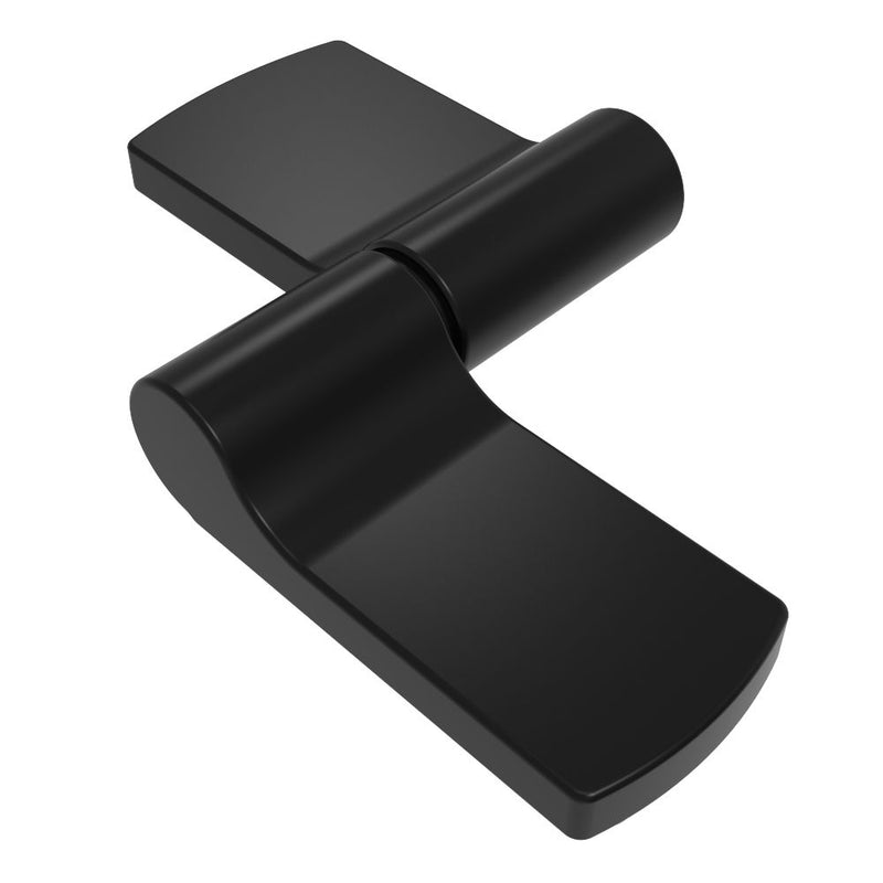 SOUTHCO Constant Torque Hinge, Symmetric, Forward Torque 0.68 N-m (6 in-lbf), Reverse Torque 0.68 N-m (6 in-lbf), Threadstud and Nut, Zinc Alloy, Black [ST-8A1-60SB-50]