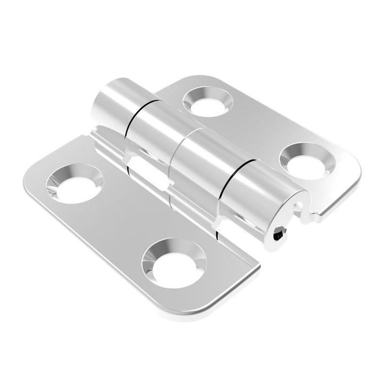 SOUTHCO Friction Hinge, Small Leaf, Small Leaf, 38 mm (1.50 in) Long, 316 Stainless Steel, High Gloss [T6-4E-422-17F-24]
