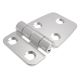 SOUTHCO Friction Hinge, Small Leaf, Medium Leaf, 38 mm (1.50 in) Long, 304 Stainless Steel, Passivated [T6-4E-424-17F-20]