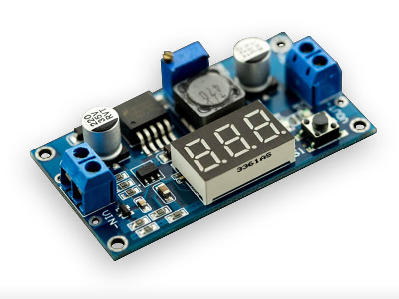 20W Adjustable DC-DC Buck Converter with Digital Display