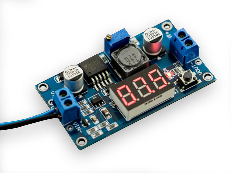 20W Adjustable DC-DC Buck Converter with Digital Display