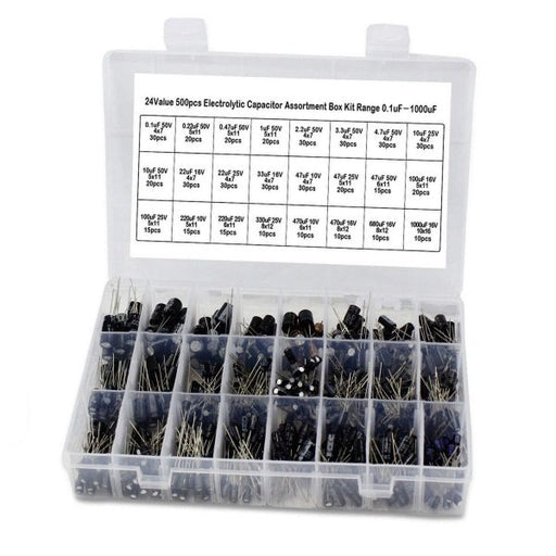 Box 500 electrolytic capacitors