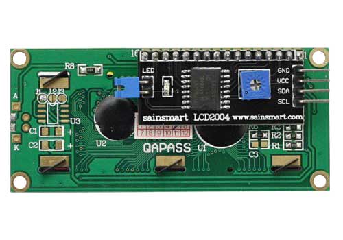 16x2 LCD display with I²C interface