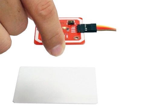 NFC/RFID reader with two transponders